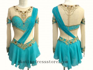 Indoor Ice Skating Outfits 2017 Custom Long Sleeves Or Sleeveless