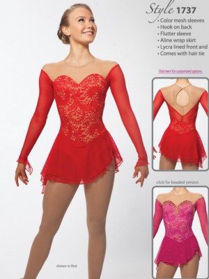 Red Ice Dresses for Women Lace Brad Griffies  BN1730