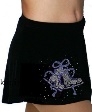 Jerry Kids Skirt Black With Skates JS007