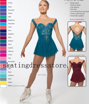 Figure Skating Dresses for Sale in Canada Blue Green Brad Griffies B-1703