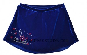 Jerry' Skater Skirt Blue Girls JS017