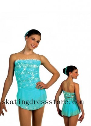 ce Dresses Competition Figure Skating Dresses Kids Crystals Sharene Skatewear Gilrs S034