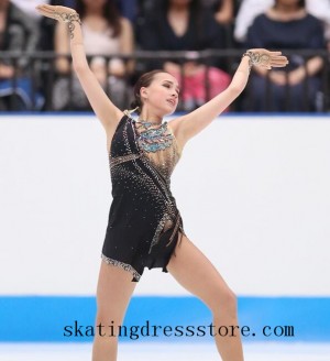 Black Ice Skating Dresses SkatingDressStore