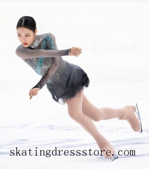 custom girls free shipping women Other del arbour figure skating dresses FC1559