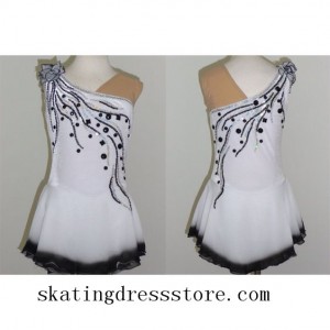 free shipping designer figure skating competition dresses Beaded kids custom CJ273