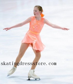 custom diy figure skating dress free shipping long sleeves or sleeveless FC1681