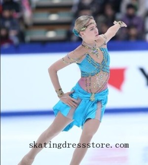 women 2017 ice dance dresses for sale spandex FC592