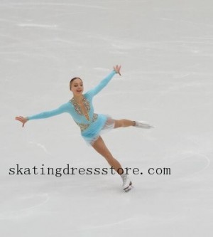 Lycra free shipping ice skating costumes near me FC694