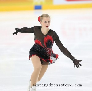 long sleeves or sleeveless ice skating outfits amazon free shipping spandex Beaded FC1468