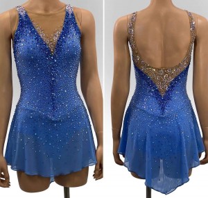 long sleeves or sleeveless spandex Lycra outfits to go ice skating free shipping HB1860