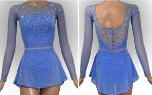 custom second hand ice skating dresses kids girls Blue women HB1948