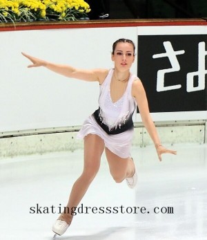 synchro skating dresses spandex free shipping kids FC1377