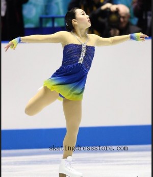 spandex spandex used figure skating competition dresses for sale free shipping FC566