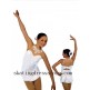 White Ice Skating Dresses Custom Figure Skating Dresses Kids Sleeves Sharene Skatewear Gilrs S032
