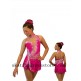Pink Ice Dresses Competition Figure Skating Dresses Kids Crystals Sharene Skatewear Gilrs S037