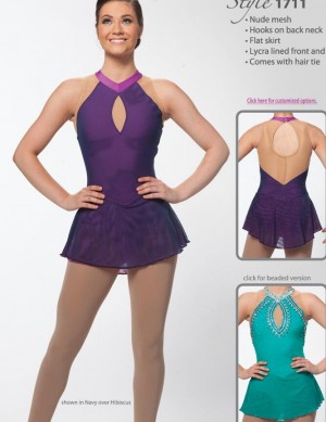 Figure Skating Dress Custom Purple Brad Griffies Hot Sale BN1710