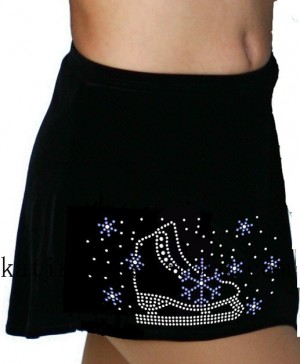 Skirt Black With Skates JS009