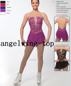 High Quality Figure Skating Dresses Purple Custom Brad Griffies Designs B1774