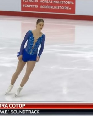 Aurora Figure Skating Dresses Cotop 2019 Canadian Tire National Skating Championships O2019C002