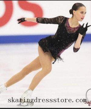 free shipping beautiful figure skating dresses Lycra FC1191