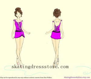 Lycra spandex free shipping figure skating dress code kids spandex CJ246