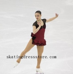 Other custom figure skating pants cheap women spandex Lycra FC1525