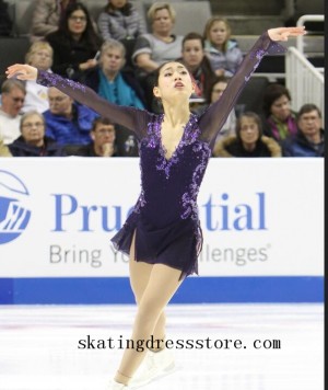 spandex 2018 kids figure skating practice dress women FC1090