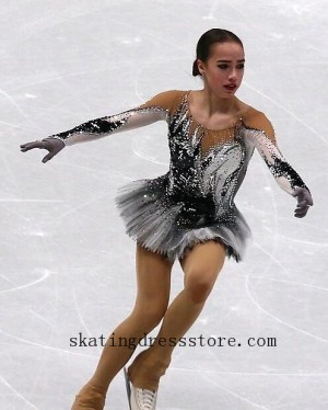 long sleeves or sleeveless ice skating costumes amazon spandex Other spandex FC1671