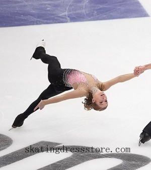 ice skating dresses near me custom 2018 Beaded spandex FC990