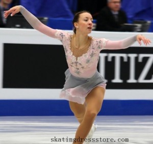 Other mondor figure skating dress free shipping spandex women FC1485