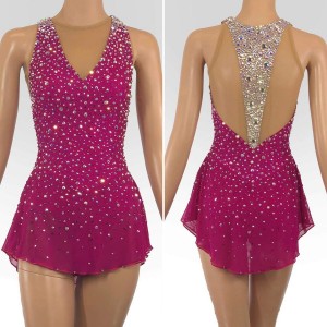 women girls free shipping custom nancy kerrigan outfits HB1859