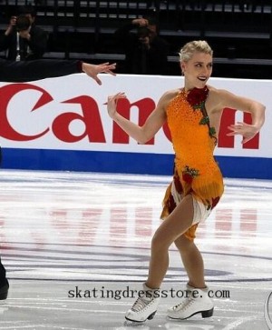 Other free shipping purple ice skating costume spandex FC1577