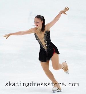 victoria's challenge skating pants Beaded custom Lycra 2018 kids FC1197