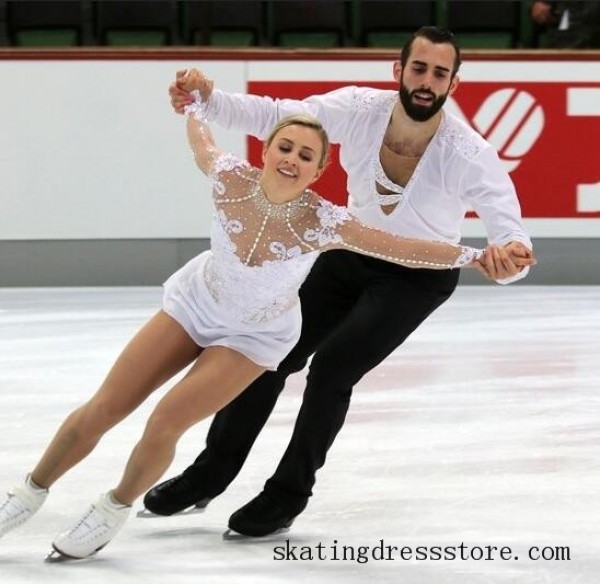 2017 gracie gold red dress free shipping FC1346 Other Brand Ice Skating Dresses SkatingDressStore