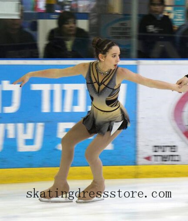 gracie gold red dress free shipping custom FC1425 Other Brand Ice Skating Dresses SkatingDressStore