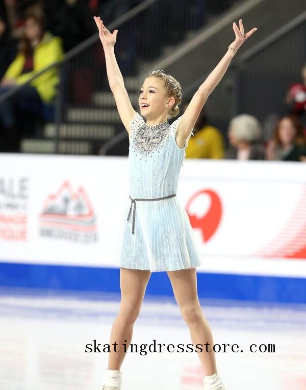 Little girl figure skating dresses new arrivals