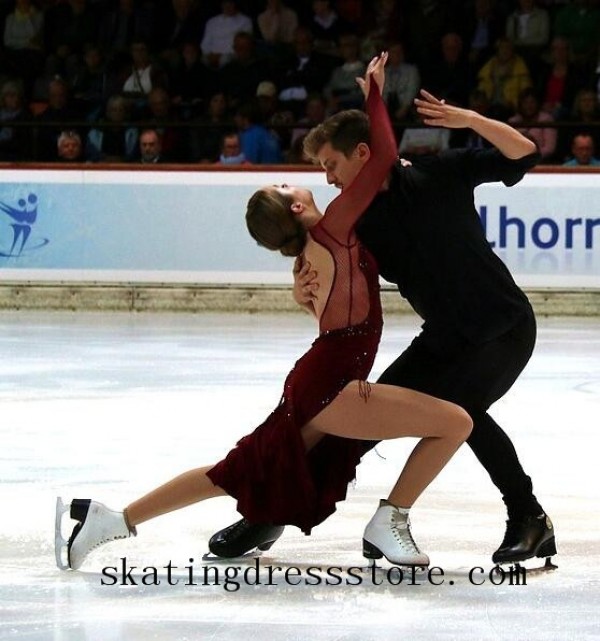 Rainbow figure skating dress clearance