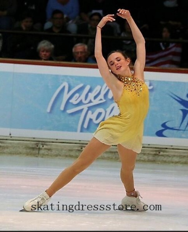 Red and black figure skating dress cheap