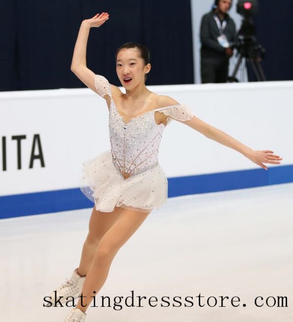 White skating dress hot sale